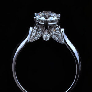 "Angel Wings" 18K White Gold Diamond Ring