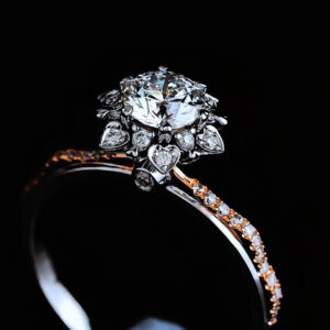 "Monet's Floral Language" Diamond Ring