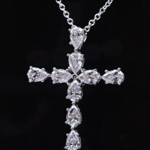"Divine Cross" Diamond Pendant